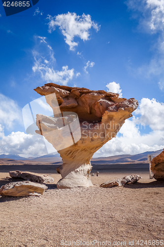 Image of Arbol de Piedra in Siloli desert, sud Lipez reserva, Bolivia