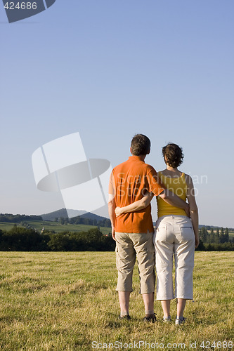 Image of Couple in a meadow