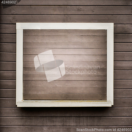Image of White frame on the wall