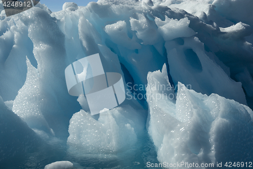 Image of Beautiful view of icebergs in Antarctica