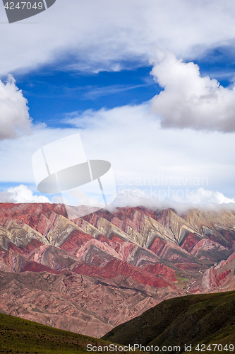 Image of Serranias del Hornocal, colored mountains, Argentina