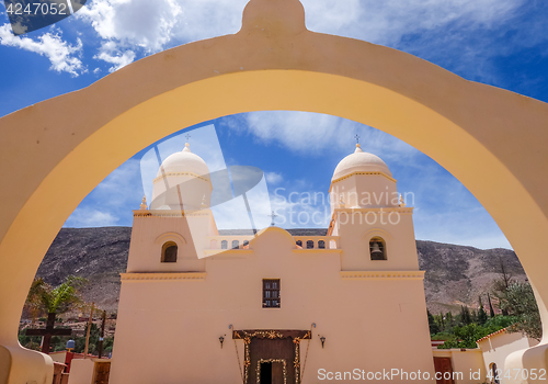 Image of Tilcara church, Argentina