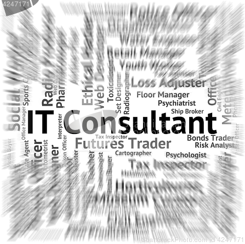 Image of It Consultant Means Information Technology And Advisers