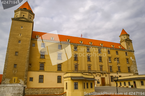 Image of Bratislava castle in Slovakia