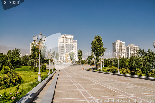 Image of Main square in Turkmenistan