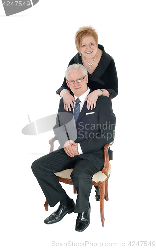 Image of Older couple smiling.