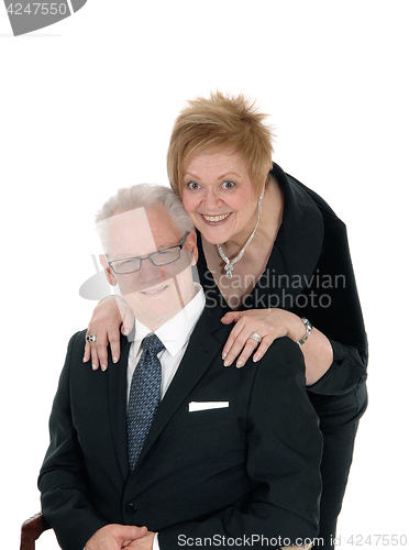 Image of Happy senior citizen couple.