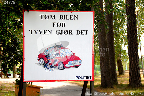 Image of Norwegian sign