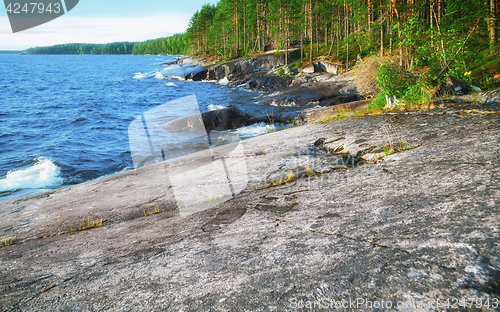 Image of Rocky Coast of Onega Lake