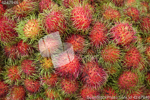 Image of Tropical fruits Rambutan