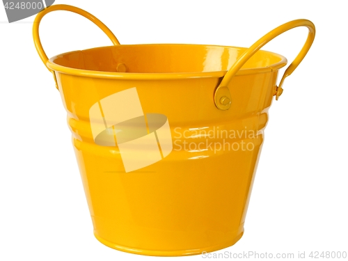 Image of Orange bucket on white