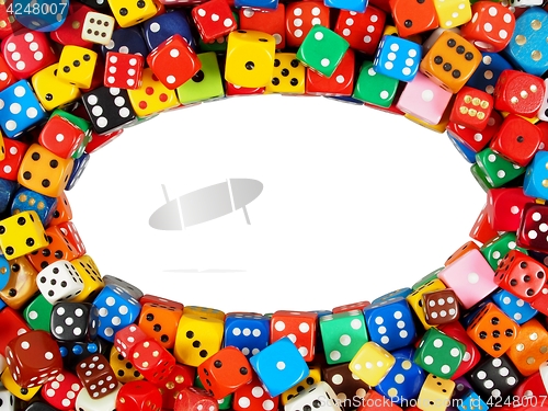 Image of Dice with copy space