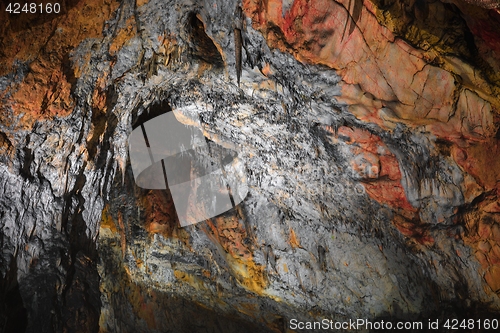 Image of Underground cave texture closeup photo