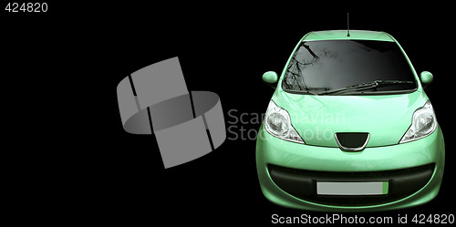 Image of Car isolated on black