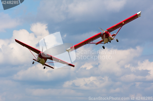 Image of two airplane