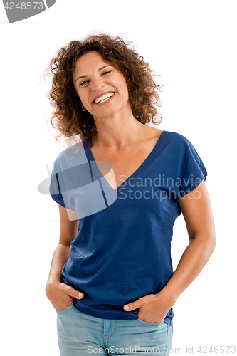 Image of Happy mature woman