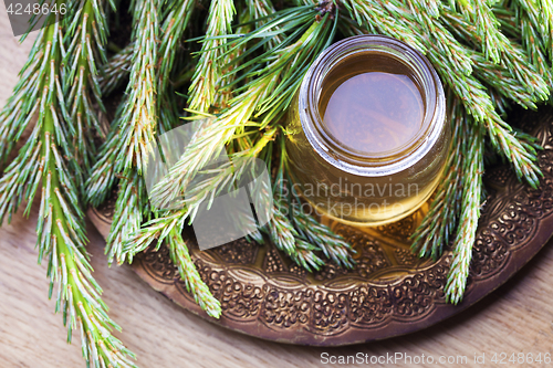 Image of syrup made of pine