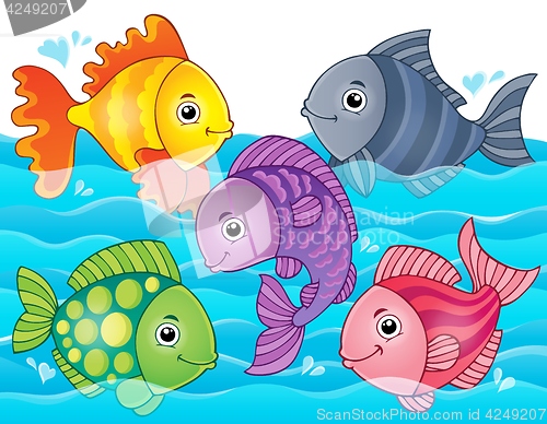 Image of Stylized fishes theme image 7