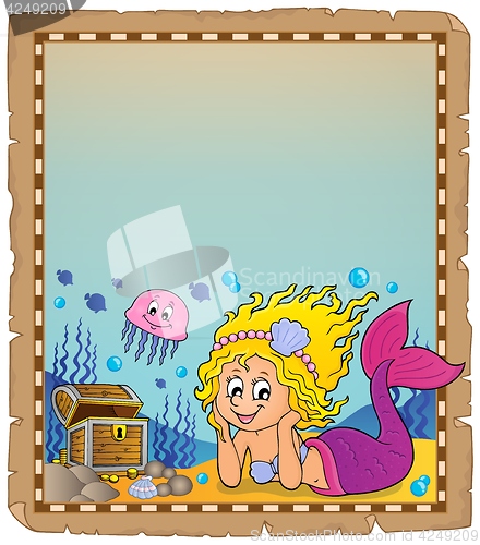 Image of Parchment with mermaid topic 3