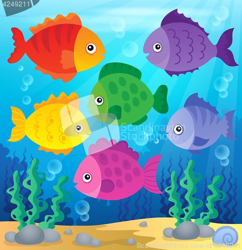 Image of Stylized fishes theme image 2