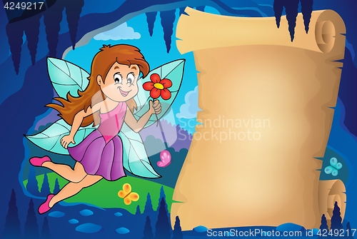 Image of Parchment in fairy tale cave image 5
