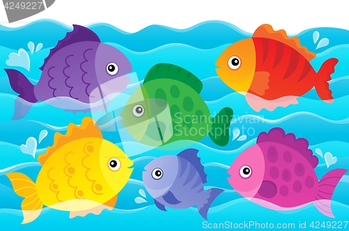 Image of Stylized fishes theme image 4