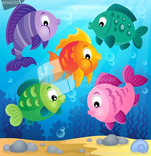 Image of Stylized fishes theme image 6