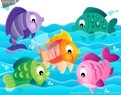 Image of Stylized fishes theme image 5
