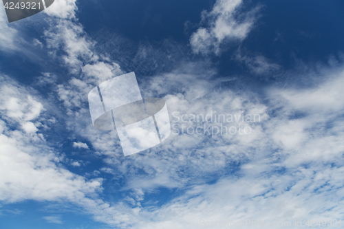 Image of blue cloudy sky