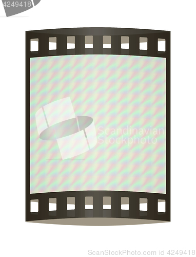 Image of abstract optical illusion background. The film strip