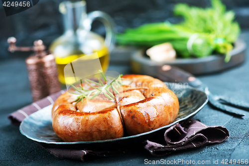 Image of fried sausages