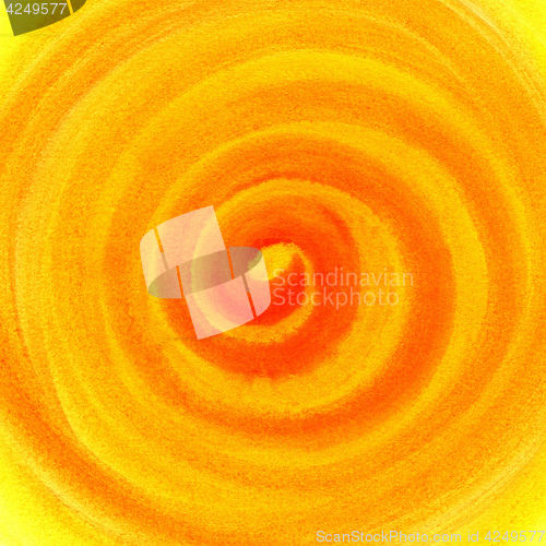 Image of Abstract bright orange watercolor background