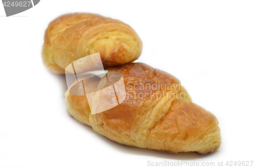 Image of Two French croissants