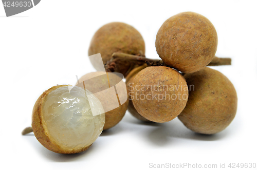 Image of Longan on white background