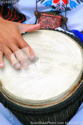 Image of Conga drummer.