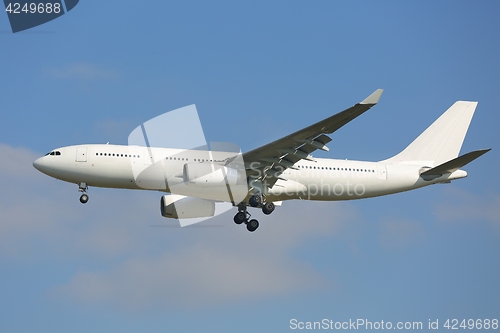 Image of Commercial Plane Landing