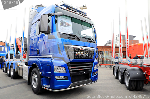 Image of New MAN TGX Logging Truck on Display