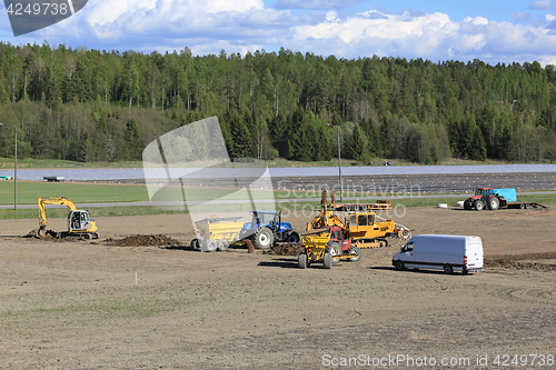 Image of Installing Modern Agricultural Drainage System