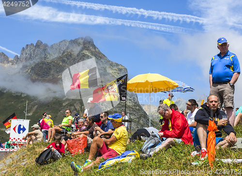 Image of Spectators of Le Tour de France - Tour de France 2015