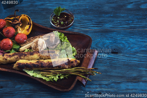 Image of Grilled potato kebab