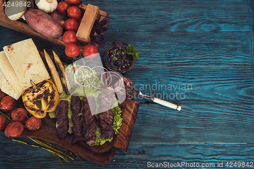 Image of Grilled lamb meat