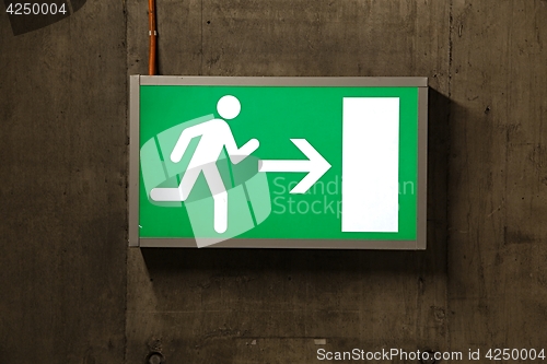 Image of Emergency Exit Sign