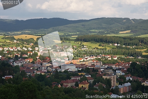 Image of View over Vizovice, Czech Republic