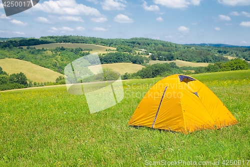 Image of Tents on grass