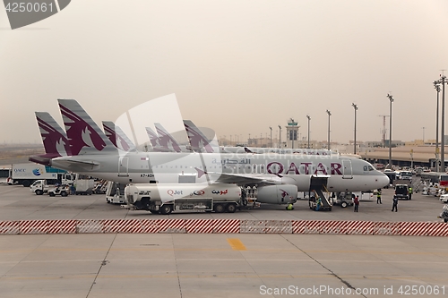 Image of Aircrafts at Doha Airport