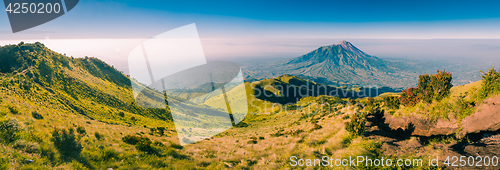 Image of Panorama of Mount Merbabu