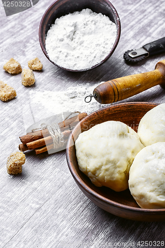 Image of Raw dough for baking