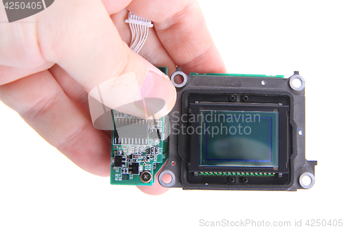 Image of photo camera chip
