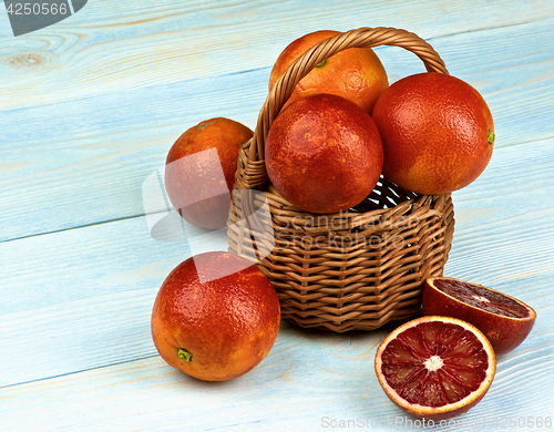 Image of Blood Orange in Basket