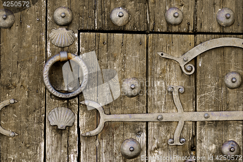 Image of Ancient Wooden Door